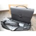 DUNHILL SIDECAR GUNMETAL SINGLE GUSSET BRIEFCASE LEATHER DOCUMENT CASE NEW SET