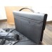 DUNHILL SIDECAR GUNMETAL SINGLE GUSSET BRIEFCASE LEATHER DOCUMENT CASE NEW SET
