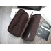 MONTBLANC TRAVEL WATCH Pouch Case for 2 BROWN MOCHA LEATHER NEW SET 4052787