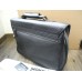MONTBLANC RANGE SINGLE GUSSET BRIEFCASE SOFT BLACK LEATHER NOTEBOOK BAG 105933