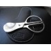 MONTBLANC CIGAR CUTTER SOLINGEN Cigarette SCISSORS BLACK LEATHER NEW SET 07735