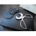 MONTBLANC CIGAR CUTTER SOLINGEN Cigarette SCISSORS BLACK LEATHER NEW SET 07735