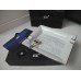 MONTBLANC CIGAR ASHTRAY WHITE & SILVER LACQUER LIMOGES PORCELAIN LIMITED EDITION