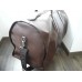 MONTBLANC TRAVEL BAG LUXURY BROWN LEATHER WEEKEND XLARGE GYM BIG HAND Bag MINT