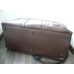 MONTBLANC TRAVEL BAG LUXURY BROWN LEATHER WEEKEND XLARGE GYM BIG HAND Bag MINT
