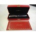 CARTIER PASHA PLATINUM BARCODE FULL BLUE LACQUER PLATED ROLLERBALL PEN NEW SET