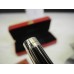 CARTIER PASHA PLATINUM BARCODE FULL BLUE LACQUER PLATED ROLLERBALL PEN NEW SET