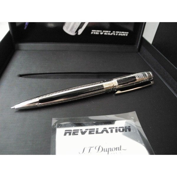 S.T. DUPONT REVELATION LIMITED EDITION 888 PLATINUM BALLPOINT PEN NEW SET