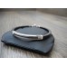 BARAKA 18K WHITE YELLOW GOLD 3 DIAMOND BRACELET Barakà ORO 750 Rubber Ct Armband
