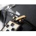 BARAKA GRAND PRIX PENDANT 18K ROSE GOLD ENAMEL CERAMIC SS NECKLACE Chain NEW SET