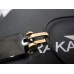 BARAKA GRAND PRIX PENDANT 18K ROSE GOLD ENAMEL CERAMIC SS NECKLACE Chain NEW SET