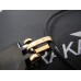 BARAKA GRAND PRIX PENDANT 18K ROSE GOLD ENAMEL CERAMIC SS NECKLACE Chain NEW SET
