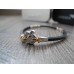 BARAKA 18K WHITE ROSE GOLD DIAMOND BRACELET Barakà ORO 750 Rubber Armband NEW