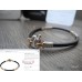 BARAKA 18K WHITE ROSE GOLD DIAMOND BRACELET Barakà ORO 750 Rubber Armband NEW