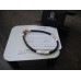 BARAKA 18K WHITE ROSE GOLD DIAMOND BRACELET Barakà ORO 750 Rubber Armband NEW
