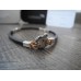BARAKA 18K WHITE ROSE GOLD DIAMOND BRACELET Barakà ORO 750 Rubber Armband NEW