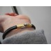 BARAKA 18K YELLOW WHITE GOLD BRACELET Barakà 750 ORO Rubber Armband FULL SET
