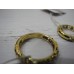 CARRERA Y CARRERA 18K GOLD BAND LEAF RING WEDDING ANELLO EU 61/62 US 9.5 JP 19