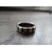 CHAUMET CLASS ONE RING 18K WHITE GOLD RUBBER MEN'S EU62 US10 JP20