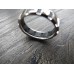 CHAUMET CLASS ONE RING 18K WHITE GOLD RUBBER MEN'S EU62 US10 JP20