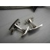 HERMES CUFFLINKS Parallèle AG925 SILVER cuffs apic Hermes bag ribbon