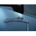 PATEK PHILIPPE ELLIPSE 18K SOLID WHITE GOLD TIE CLIP PIN 14.72gr SWISS WATCH FAN