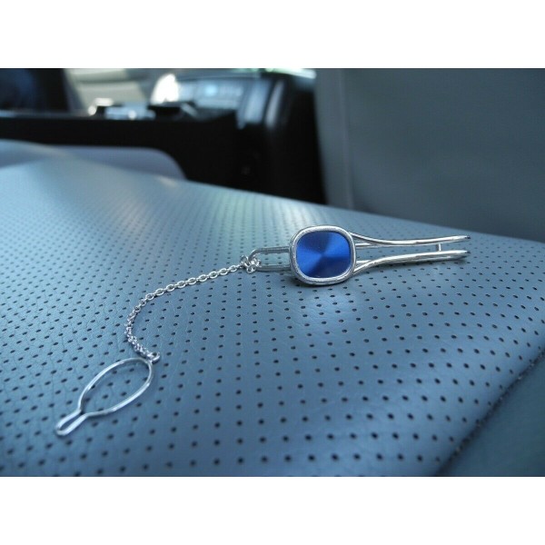 PATEK PHILIPPE ELLIPSE 18K SOLID WHITE GOLD TIE CLIP PIN 14.72gr SWISS WATCH FAN