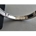 VAN CLEEF & ARPELS SIGNATURE PERLEE 18K WHITE GOLD BRACELET M 17cm ORO Armband
