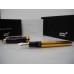 MONTBLANC RAMSES II LAPIS VERMEIL 18K GOLD SOLITAIRE LEGRAND 146 FOUNTAIN PEN