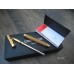 CARAN d'ACHE VARIUS IVANHOE GOLD PLATED ROLLERBALL PEN