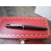 CARTIER DIABOLO LARGE BLACK COMPOSITE PALLADIUM BALLPOINT PEN FULL SET NEW