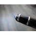 CARTIER DIABOLO DE LARGE BLACK COMPOSITE PALLADIUM ROLLERBALL PEN ST180011 NEW