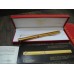 CARTIER LE MUST de TRINITY VENDOME OVAL GOLD Plated ROLLER BALLPOINT FELT PEN