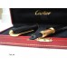CARTIER LOUIS CARTIER 18K GOLD Noir Composite FOUNTAIN PEN 170024 NEW + MONTBLANC INK