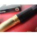 CARTIER LOUIS CARTIER 18K GOLD Noir Composite FOUNTAIN PEN 170024 NEW + MONTBLANC INK