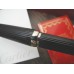 CARTIER LOUIS CARTIER BLACK Composite Noir 18K GOLD M nib FOUNTAIN PEN BOX LIMITED EDITION