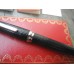 CARTIER LOUIS CARTIER BLACK Composite Noir 18K GOLD M nib FOUNTAIN PEN BOX LIMITED EDITION