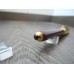 LOUIS CARTIER GOLD & LACQUE BORDEAUX 18K 2-TONE M NIB MAROON FOUNTAIN PEN