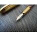LOUIS CARTIER GOLD & LACQUE BORDEAUX 18K 2-TONE M NIB MAROON FOUNTAIN PEN