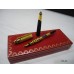 CARTIER PANTHERE 18ct YELLOW GOLD Black Lacquer/ONYX 1990 FOUNTAIN PEN BOX