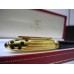 CARTIER PANTHERE 18ct YELLOW GOLD Black Lacquer/ONYX 1990 FOUNTAIN PEN BOX