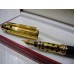 CARTIER PANTHERE 18ct YELLOW GOLD Black Lacquer/ONYX 1990 FOUNTAIN PEN BOX