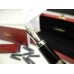 CARTIER PASHA BARCODE 18K GOLD BLACK COMPOSITE PALLADIUM FOUNTAIN PEN NEW SET