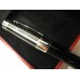 CARTIER PASHA BARCODE 18K GOLD BLACK COMPOSITE PALLADIUM FOUNTAIN PEN NEW SET