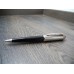 CARTIER ROADSTER CIRCULAR GRAINED Palladium Trim Blue Cabochon BALLPOINT PEN