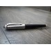 CARTIER ROADSTER CIRCULAR GRAINED Palladium Trim Blue Cabochon BALLPOINT PEN