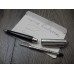 CARTIER ROADSTER CIRCULAR GRAINED Palladium Trim Blue Cabochon BALLPOINT PEN