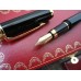 CARTIER ROADSTER 18K GOLD M nib BLUE CABOCHON FOUNTAIN PEN
