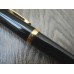 CARTIER ROADSTER GOLD Black Composite BLUE CABOCHON STONE ROLLERBALL PEN