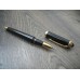 CARTIER ROADSTER GOLD Black Composite BLUE CABOCHON STONE ROLLERBALL PEN